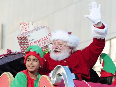 Scenes from the The Rogers Santa Claus Parade on Howe St, in Vancouver, BC., December 4, 2016.