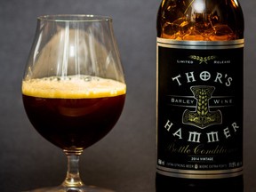 Thor's Hammer's matte black label marks it out as a luxury product — which also happens to have one of the best beer names in B.C.