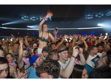 Millennials dance the night away at the sold out CONTACT Winter Music Festival.