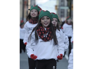 Scenes from the The Rogers Santa Claus Parade on Howe St, in Vancouver, BC., December 4, 2016.
