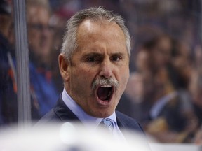 Head coach Willie Desjardins of the Vancouver Canucks