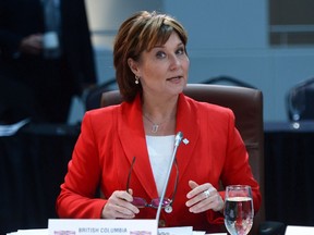 Premier Christy Clark arrives to take part in the Meeting of First Ministers in Ottawa on Dec. 9, 2016. — The Canadian Press files