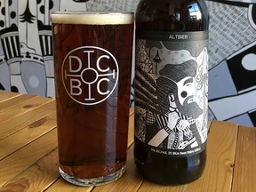 Submitted photo of the Altbier by Doan's Craft Brewing Company of Vancouver, B.C., featuring label artwork by Vancouver artist Ola Volo. Handout/Doan's Craft Brewing Company [PNG Merlin Archive]