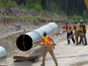 Kinder Morgan pipeline construction in B.C. in 2008. — Kinder Morgan files
