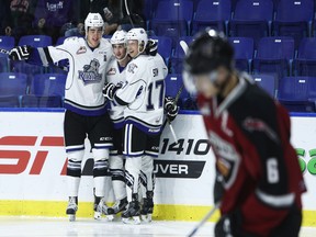 The Victoria Royals were celebrating at the Vancouver Giants' expense again on Friday.