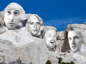 The Canucks' Mount Rushmore of players.