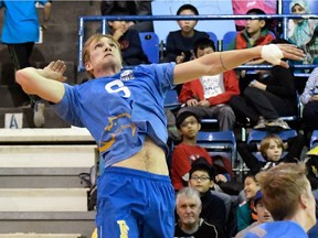 UBC Thunderbirds outside hitter Cam Fennema.