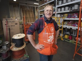 Workers over 65 should receive the same benefits as younger workers, say actuaries John Have and Robert Brown. Ditmar Rufenach, who works at Home Depot on Cambie in Vancouver, plans to keep working after age 65.