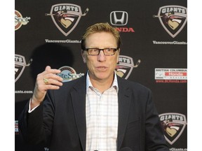 Vancouver Giants GM Glen Hanlon is planning for the WHL bantam and CHL import drafts this summer. (PNG File Photo.)