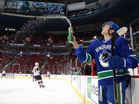 Troy Stecher had an impressive rookie season with the Canucks.