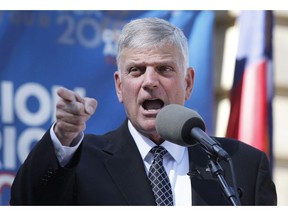 Rev. Franklin Graham will be the keynote speaker this weekend at the three-day Greater Vancouver Festival of Hope at Rogers Arena.