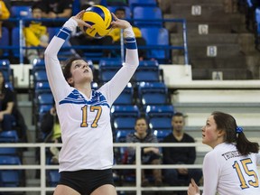 Alessandra Gentile is the starting setter for the UBC women's volleyball team.
