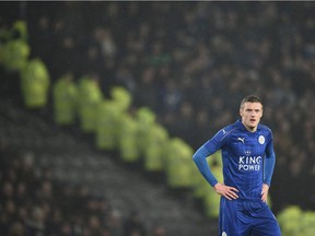 Leicester City and Jamie Vardy are threatened with relegation less than a season following winning the EPL title.