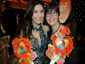 Gala co-chair Heather Pei Huang and Tapestry Foundation CEO Ann Adams welcomed more than 800 attendees to Mount Saint Joseph Hospital’s annual Chinese New Year gala and charity dinner, held at the Hyatt Regency Hotel.