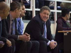 UBC coach Kevin Hanson saw his men's basketball team end its season in disappointing fashion.
