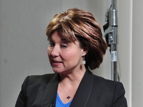 Premier Christy Clark speaks during a Facebook Live interview on Tuesday with the Vancouver Sun and Province.