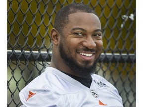 Bryant Turner Jr. during BC Lions practice in Surrey, BC., November 8, 2016.