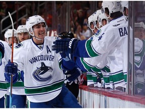 Alex Burrows of the Vancouver Canucks, the NHLPA rep on his team, says: 'Our main goal is to grow the game worldwide'