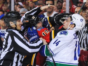 You know that Alex Burrows will be keeping a close eye on the Calgary Flames as the Vancouver Canucks hit the road for a two-week road trip starting Tuesday. The Flames were three points ahead of the Canucks heading into Friday's play.