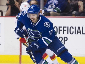 Anton Rodin has been called up by the Vancouver Canucks.