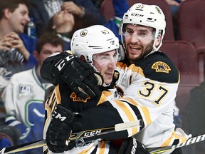 The Canucks couldn't stop Brad Marchand on Monday night.