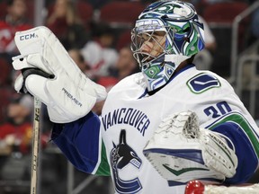 Ryan Miller has been the backbone of the Canucks this season. (Getty Images).