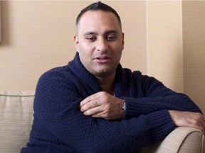 Comedian Russell Peters promotes his "Notorious" World tour in Toronto on Wednesday June 13, 2012. Peters is accusing incoming "Daily Show" host Trevor Noah of stealing his material.
