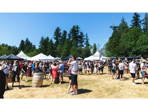 Farmhouse Fest, a summer beer festival launched in 2015 that takes place at the University of B.C. Farm.