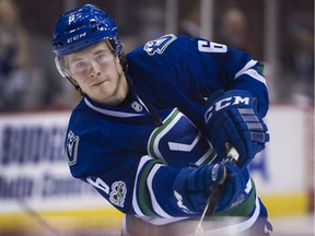 Brock Boeser knows there is fame and money that comes with being a member of the Vancouver Canucks; but his goal is simply to pay back his parents who sacrificed so much for him.