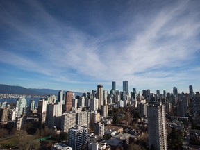 Condos and apartment buildings in downtown Vancouver on Feb. 2. The city must be proactive in avoiding an urban crisis by increasing density, building more affordable housing, turning low-wage service jobs into family supporting employment and investing in better transit.