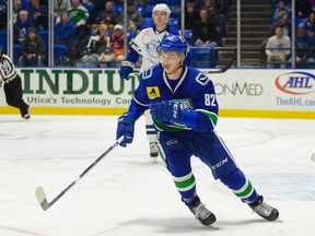 Nikolay Goldobin went goalless in his Comets debut on Wednesday, but he led the way with two goals in his second game on Friday night.
