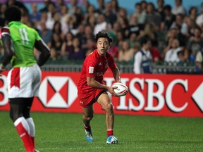 Nathan Hirayama is now Canada's all-time leading points scorer in rugby sevens.