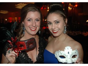 Partygoers Jessica Cavers and Sioned Seeley-Cavers enjoyed a spectacular night of food and wine and classic casino games at the Pinnacle Hotel Harbourfront in support of Variety, the Children's Charity.