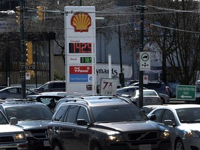 Prices for regular gasoline are consistently over $1.40 a litre throughout the Lower Mainland.
