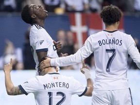 Fredy Montero had two goals for the Whitecaps on Friday against his old team.