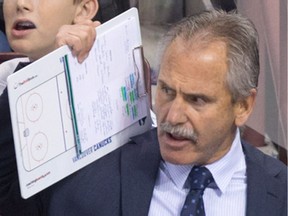 Canucks coach Willie Desjardins was fired Monday after the Canucks suffered one of the least successful seasons in franchise history. (Darryl Dyck/THE CANADIAN PRESS FILES)