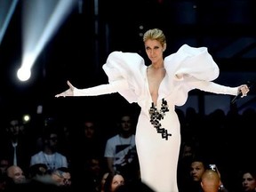 Celine Dion performs &ampquot;My Heart will Go On&ampquot; at the Billboard Music Awards at the T-Mobile Arena on Sunday, May 21, 2017, in Las Vegas. (Photo by Chris Pizzello/Invision/AP)