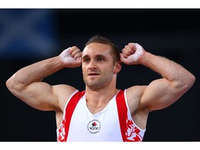 Vancouver's Scott Morgan won two golds on Sunday during the final day of the Canadian Championships in Artistic Gymnastics in his first competition since the Rio Olympics.