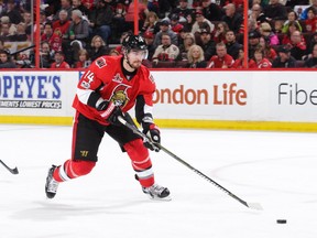 Alex Burrows in the Senators' series against the Rangers.