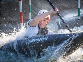 Canadian kayaker David Ford is shown in race action in Australia in a 2015 handout photo. It's been five years since Ford was completely stripped of his Canadian sport funding amid not-so-subtle hints he was too old.