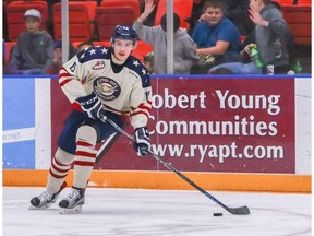 Michael Rasmussen, a 6-6, 221-pound Surrey native who played for the WHL’s Tri-City Americans, is ranked fifth among North American skaters by the Central Scouting Bureau.