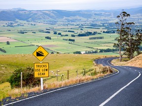 This sign might strike fear into some drivers, but for a hybrid hyper miler it signals a big opportunity to charge up the batteries and drop that fuel economy number.