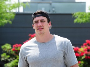 VANCOUVER, BC., June 7, 2017 -- Seattle Seahawks tight end Luke Willson in action to promote his upcoming youth camp in North Van., in Vancouver, BC., June 7, 2017.  (NICK PROCAYLO/PostMedia)  00049487A ORG XMIT: 00049487A [PNG Merlin Archive]
NICK PROCAYLO, PNG