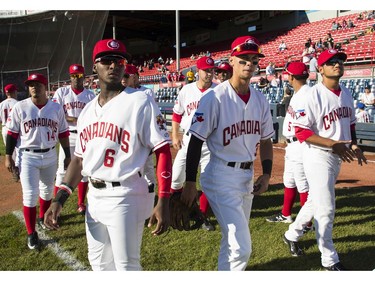 The Vancouver Canadians home opener vs the Everett AquaSox.