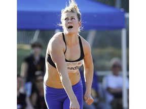 Healthy and happy, Liz Gleadle of Vancouver will be looking to show she's got her mojo back at the upcoming Harry Jerome track meet in  Coquitlam.