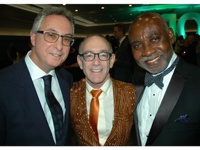 Philanthropist Gary Segal feted spinal surgeons Rick Hodes and Ohbena Boachie-Adjei at the fundraising dinner for their transformative work in Ethiopia and Ghana, respectively. The Segal family showed the way with a $120,000 gift to ignite the Bring Back Hope gala. The event raised $1.8 million.
