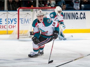 Kelowna Rockets forward Kole Lind was drafted by the Vancouver Canucks with the 33rd overall pick.