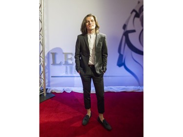 Cadence star Charlie Kerr, who was nominated for best supporting performance by a male in a motion picture, arrives at the Leo Awards at the Hyatt Regency Hotel in Vancouver, June 4, 2017.