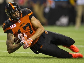 BC Lions Nick Moore is on the mend after tearing his ACL.
