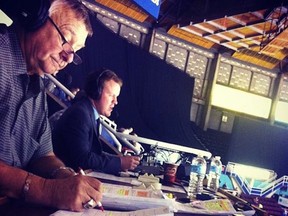 Brendan Batchelor has called Vancouver Giants games with Bill Wilms for four seasons.